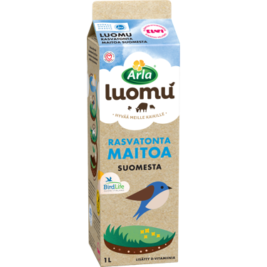 Arla Luomu Rasvaton Maito 1L