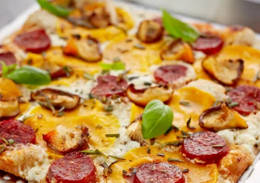 Butternut squash pizza