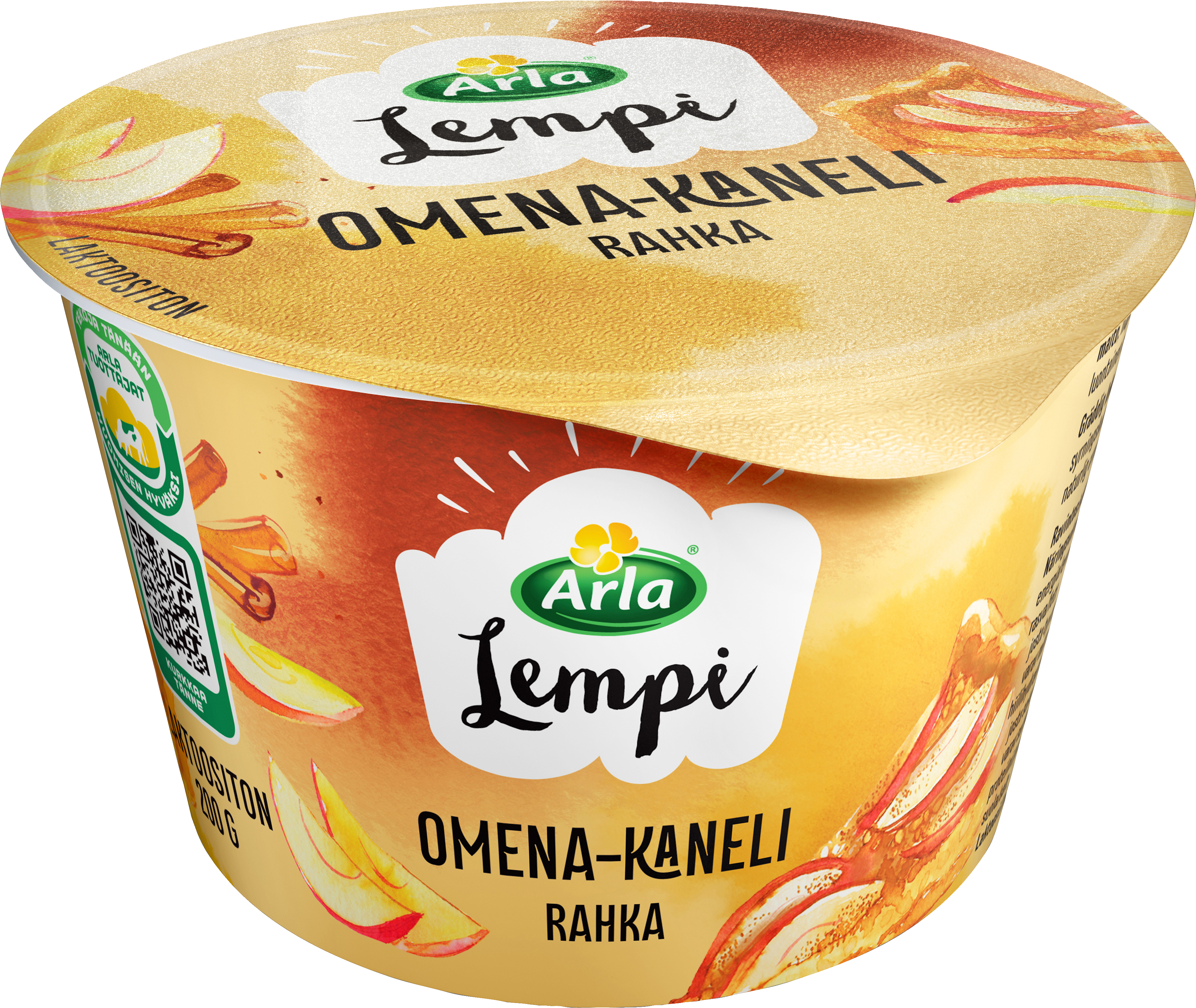 Arla Lempi rahka omena-kaneli laktoositon 200g