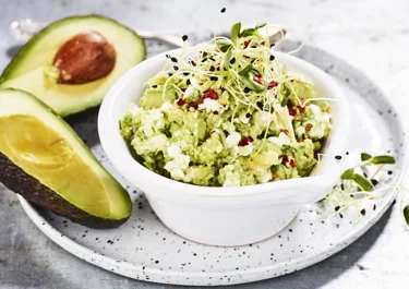 Avokadoröra med cottage cheese