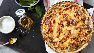Lactose-free quiche
