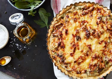 Lactose-free quiche