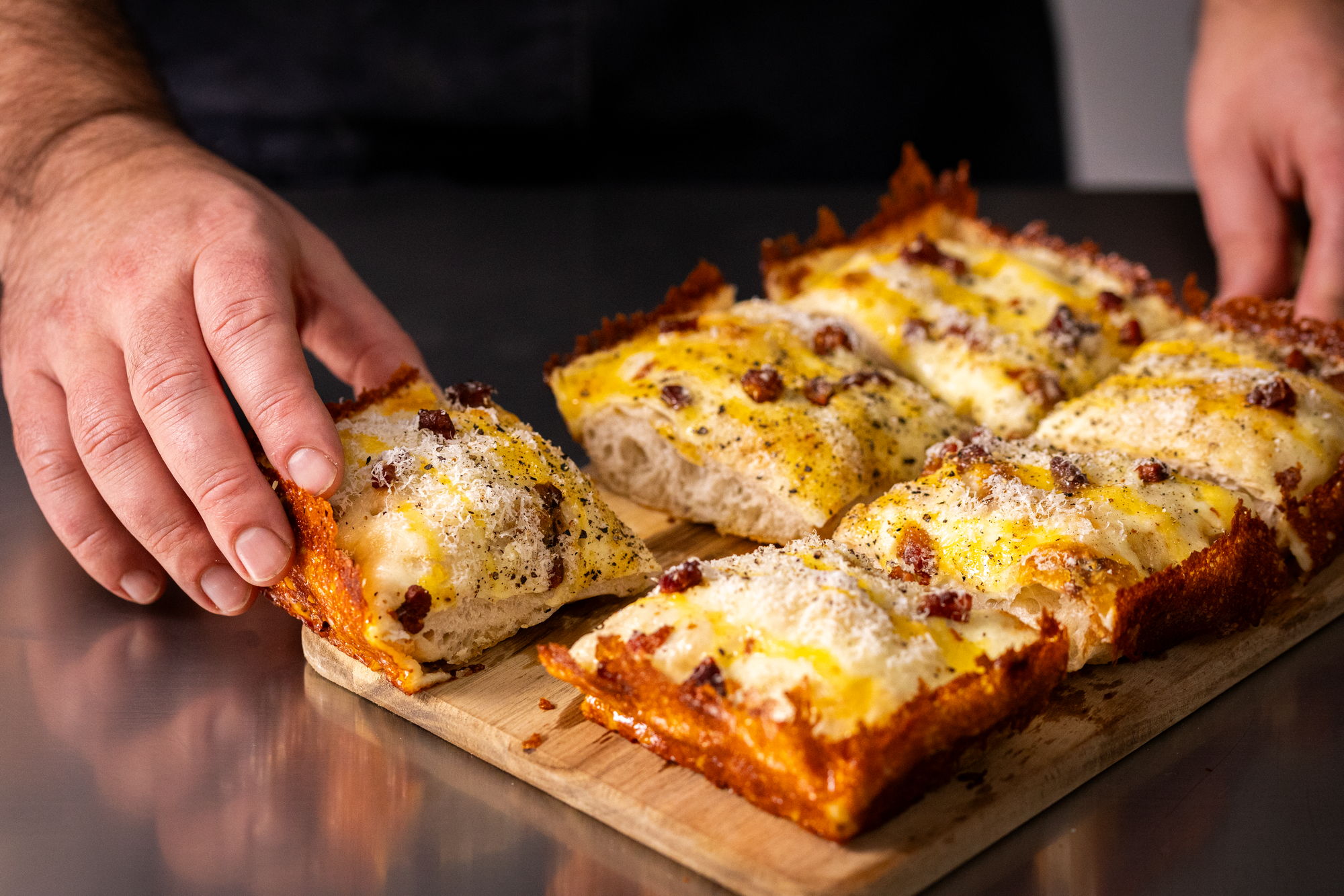 Carbonara x Detroit (Detroit Dough)