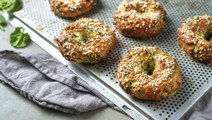 Gröna bagels