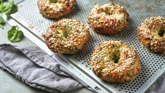 Grønne bagels