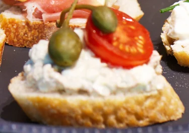 Pincho med tonfisk och ägg