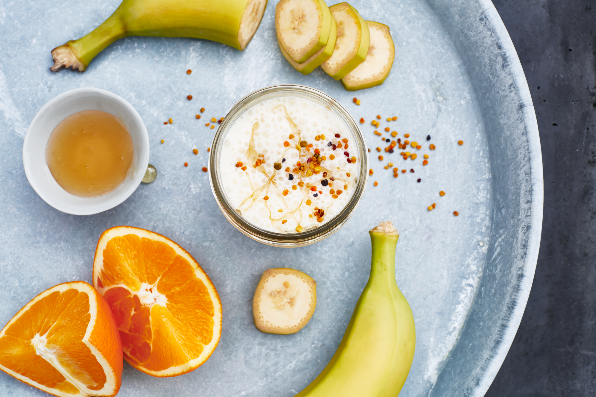 Orangen-Smoothie mit Banane und Honig | Arla - Rezept