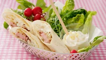 Wraps med grillad kassler