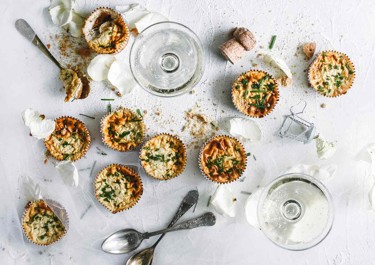 Suolaiset juustokakkumuffinit