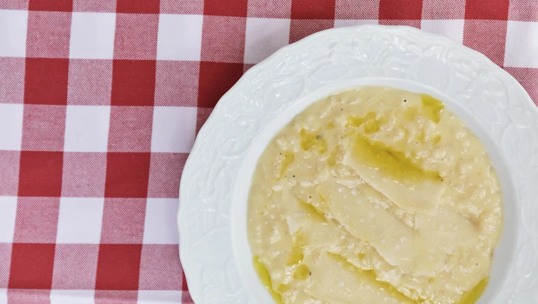 Risotto med brød-fond og Havgus