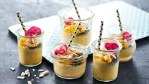 Mango smoothie met skyr en sinaasappel