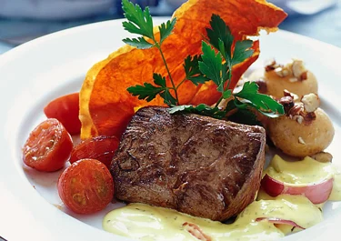 Oxfilé med parmaflarn