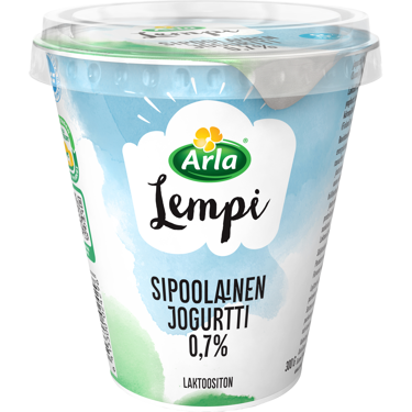 Arla Lempi sipoolainen rahkajogurtti 0,7% 300g, laktoositon