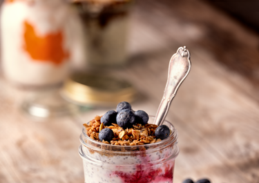 Chia-oats med bær