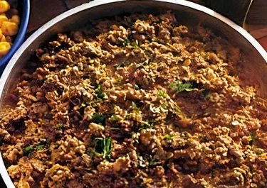 Köttfärssås med senap