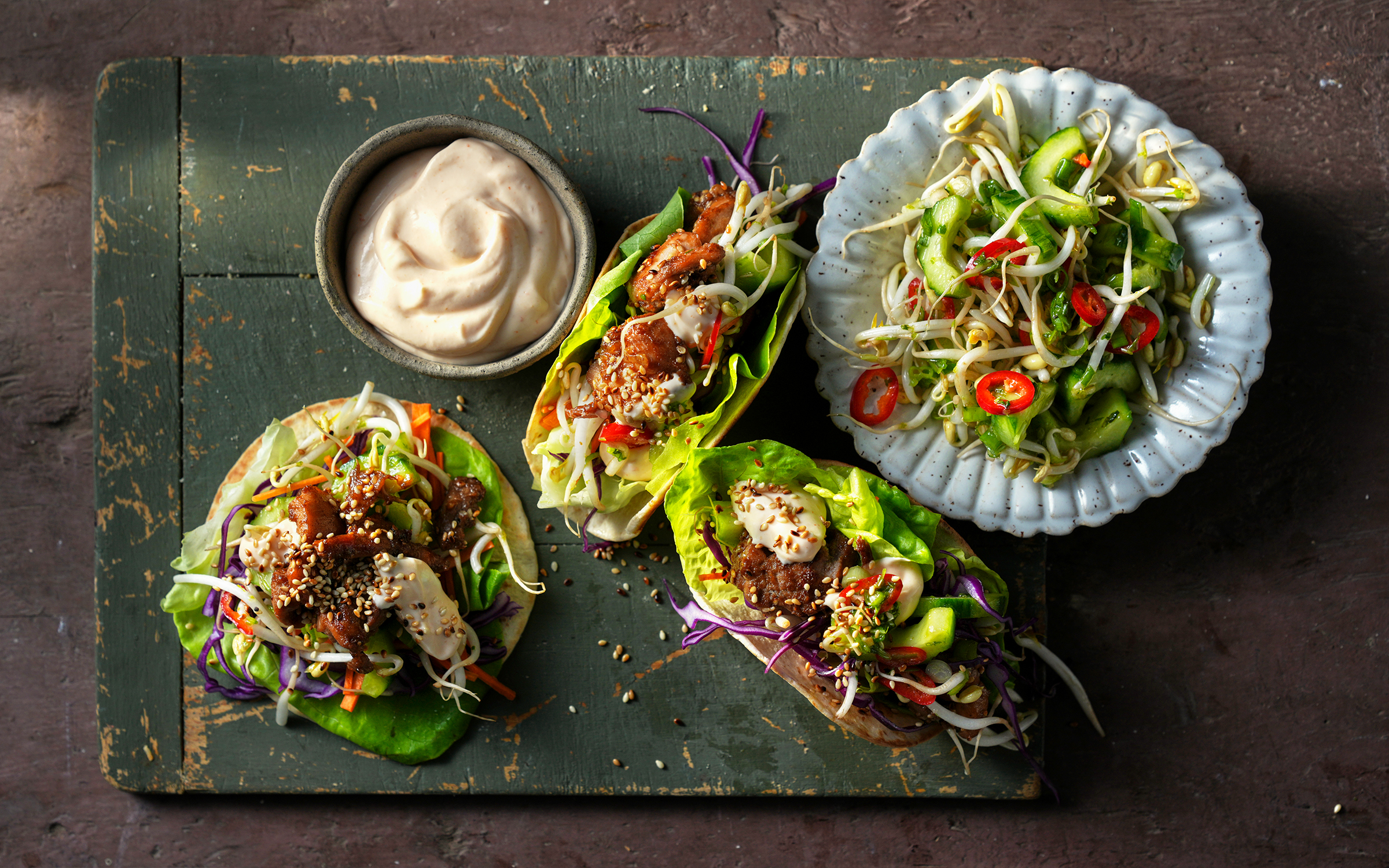 Asiatisk tacos