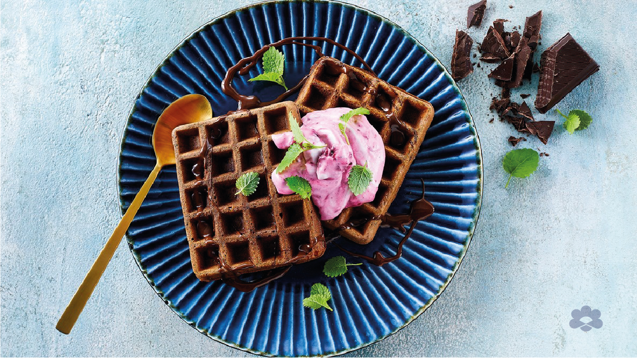Belgische Schokoladenwaffeln