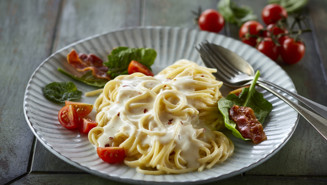 Pasta med ostesauce