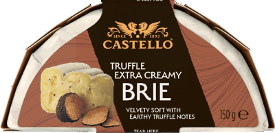 Castello® Extra Creamy Brie Cheese with Truffle