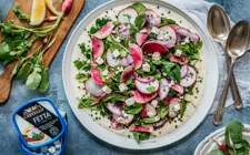 Radish Salad with Whipped Castello® Greek Style Cheese