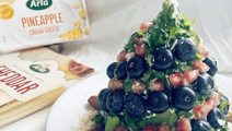 Árbol de Navidad con Arla Queso de untar Piña