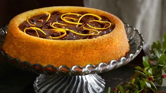 Apelsinkaka med apelsintryffel