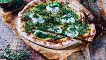Burrata pizza