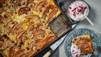 Ugnspannkaka med äpple