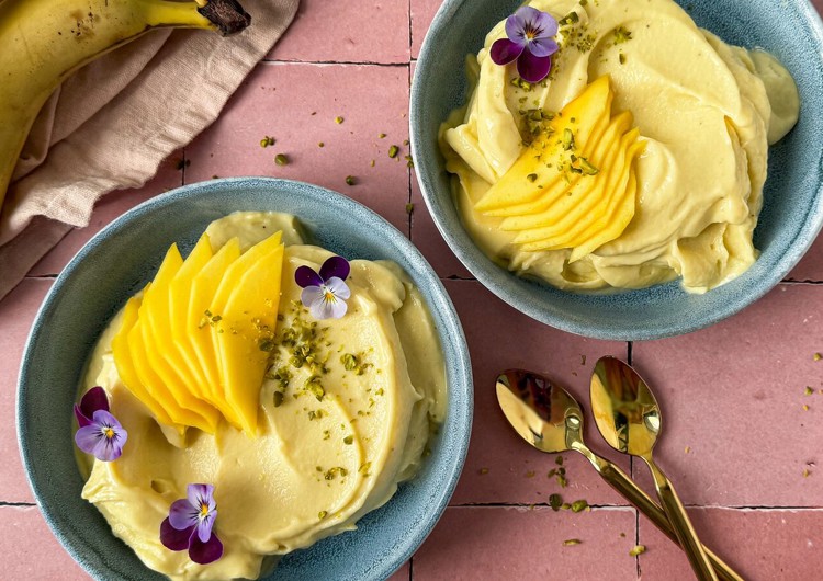 Bananen Rijp Bananen nice cream met skyr recept | Arla - Recept | Arla