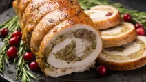 Pavo relleno de Navidad con Havarti