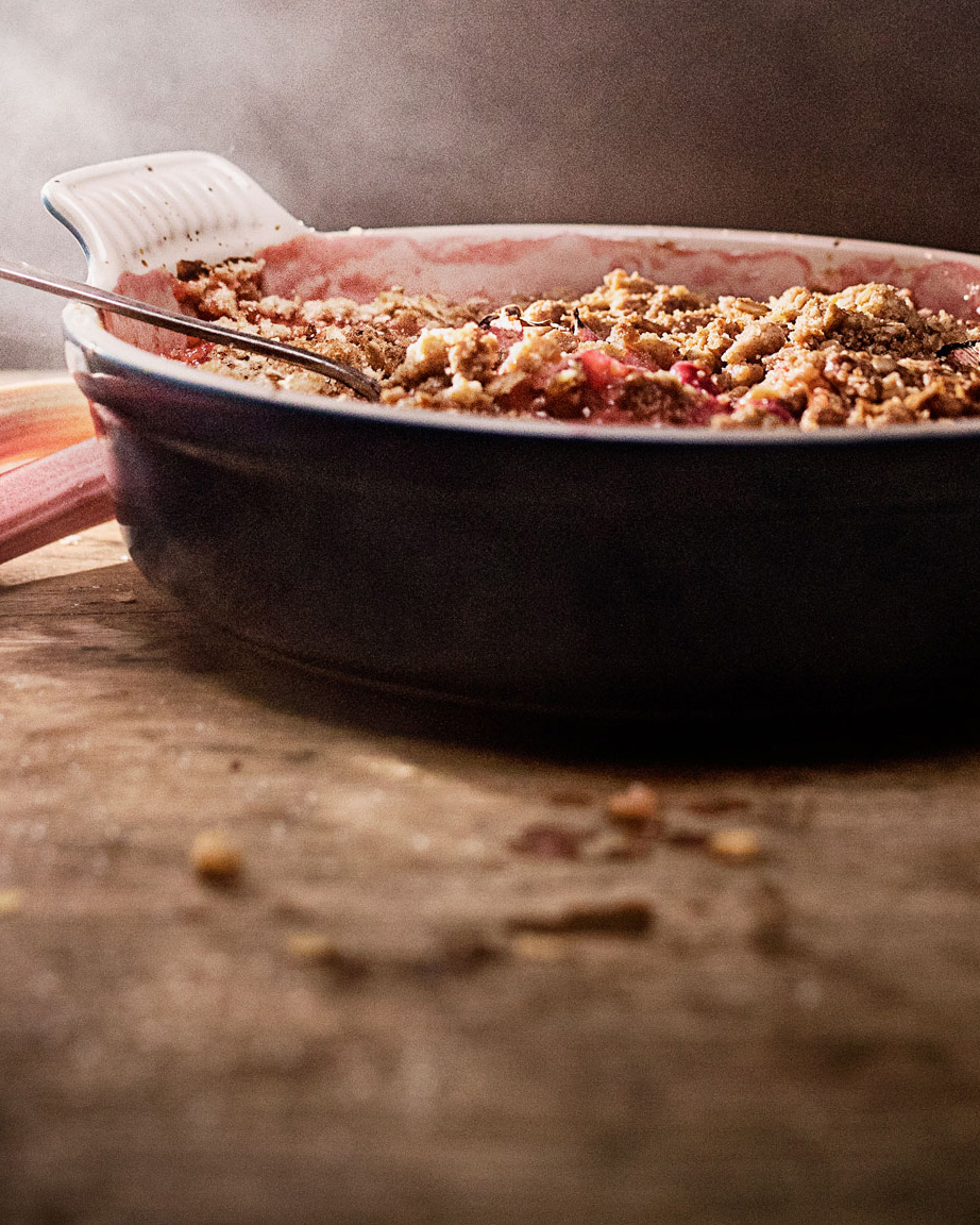 Crumble al rabarbaro