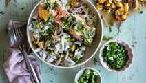 Smashed kartoffelsalat