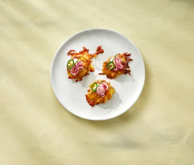 Smashed potatoes with Castello® Tex-Mex Cheese