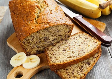 Bizcocho de plátano con Arla Lactofree de untar