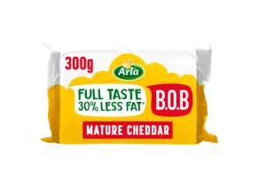 Arla Best of Both Milk (B.O.B) Mature Cheddar Block 300g