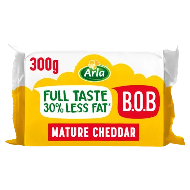 Arla Best of Both Milk (B.O.B) Mature Cheddar Block 300g