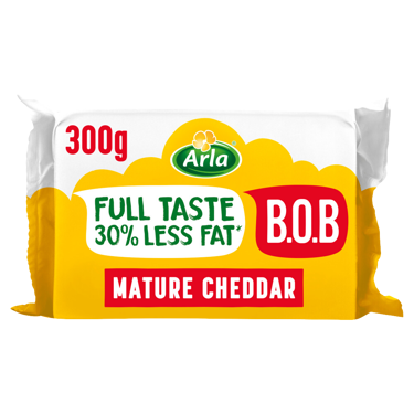 Arla Best of Both Milk (B.O.B) Mature Cheddar Block 300g