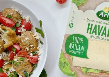 Ñoquis de boniato con Arla Havarti Cremoso