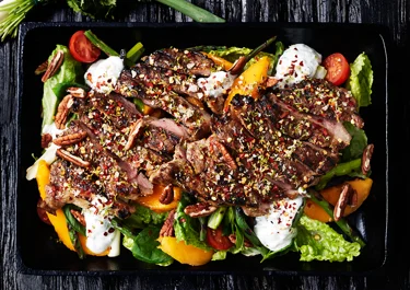 Grillad fläskkarré med mangosallad