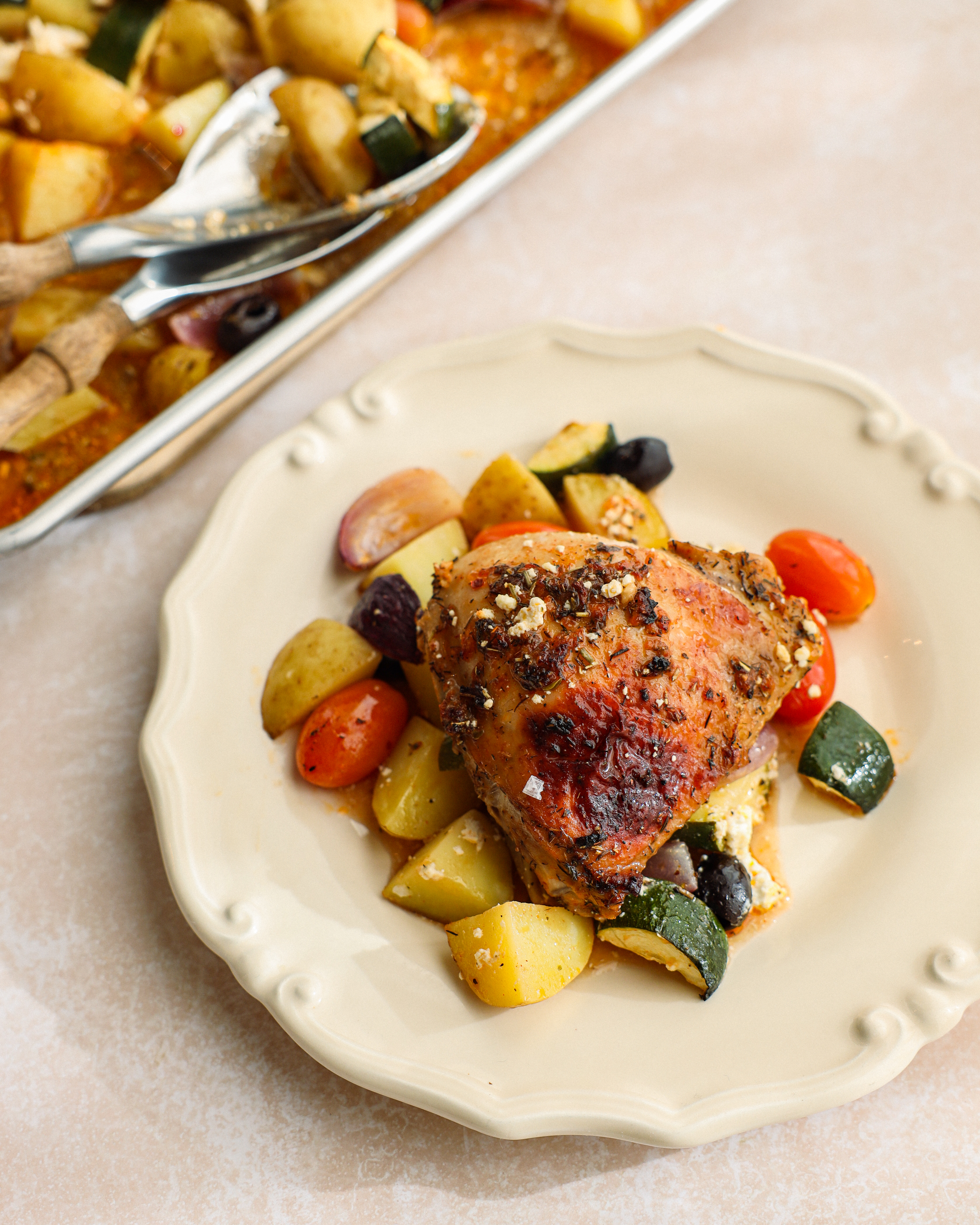 Griekse kip van de bakplaat