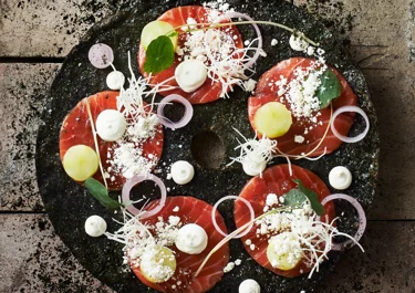 Macka på algknäcke