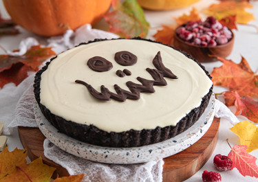 Halloweenin vadelma-vaniljapiirakka