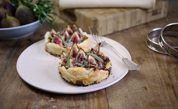 Hartig dessert met Danablu