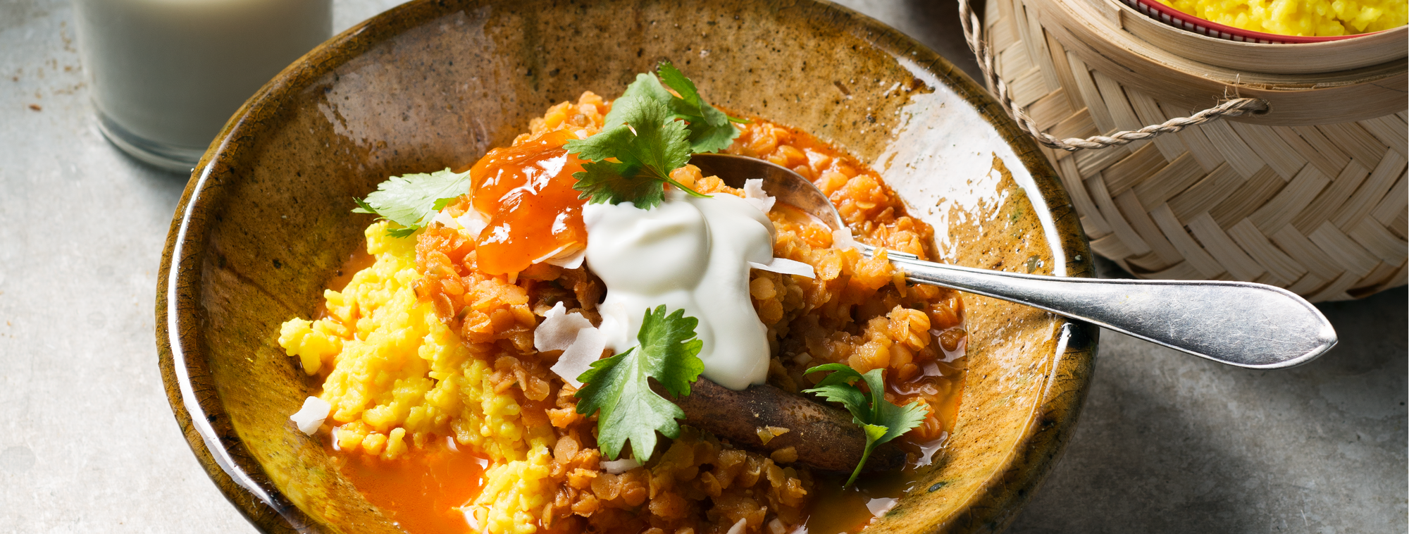 Dhal med citronris