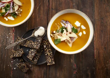 Butternut squash potato soup