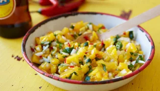 Mangosalsa med koriander