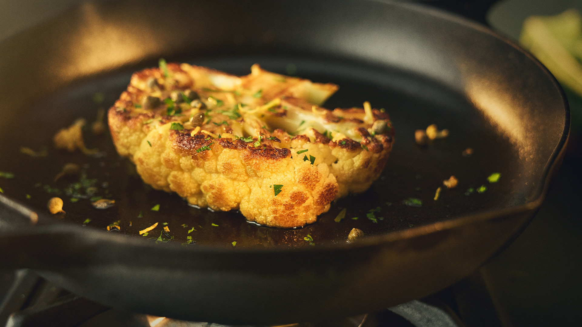 Roasted cauliflower steak