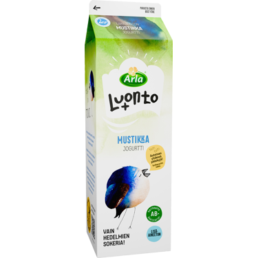 Arla Luonto+ AB mustikkajogurtti 1kg laktoositon