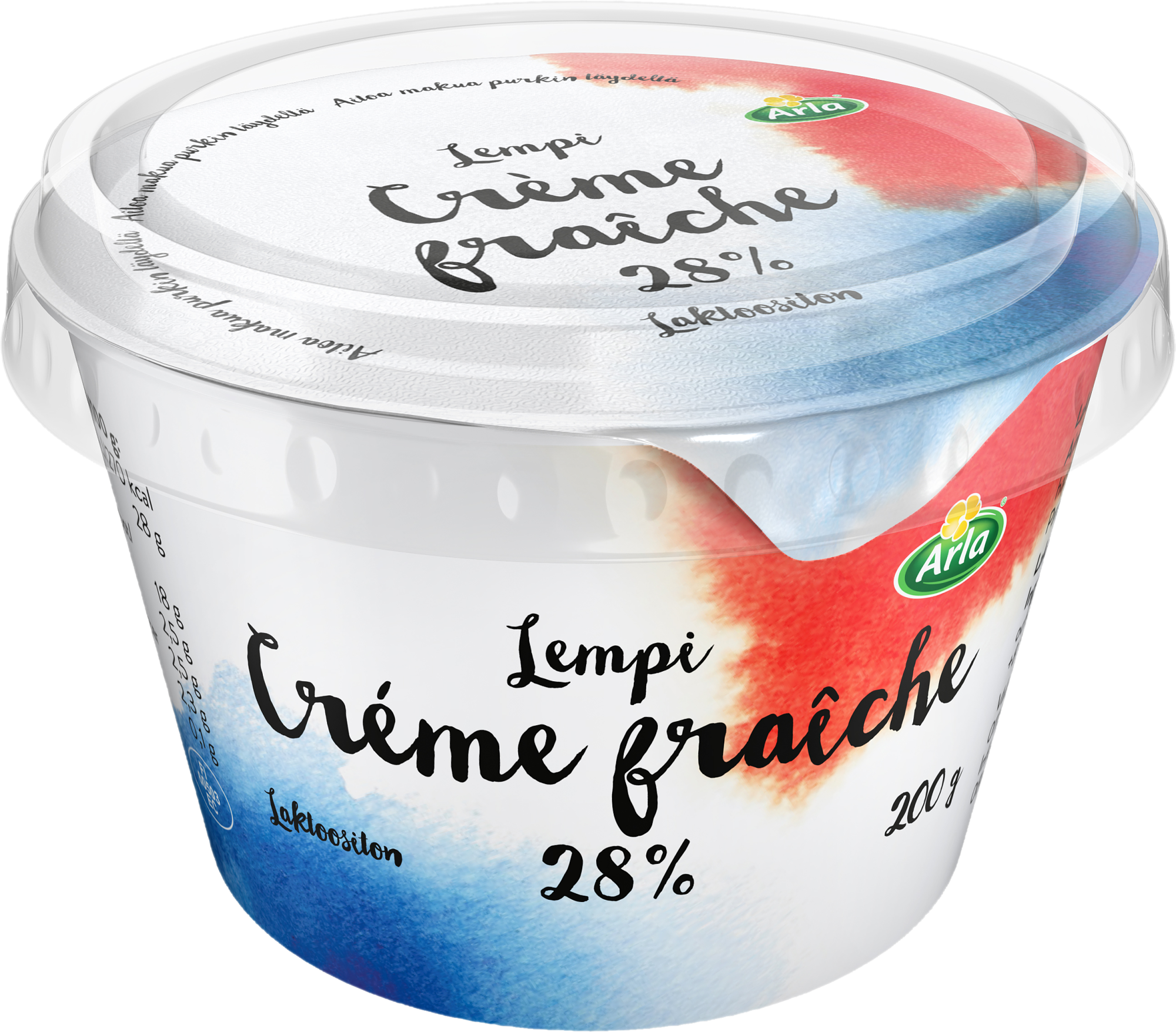 Arla Lempi crème fraîche 28% 200g, laktoositon