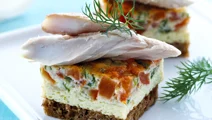 Røget makrel med frittata